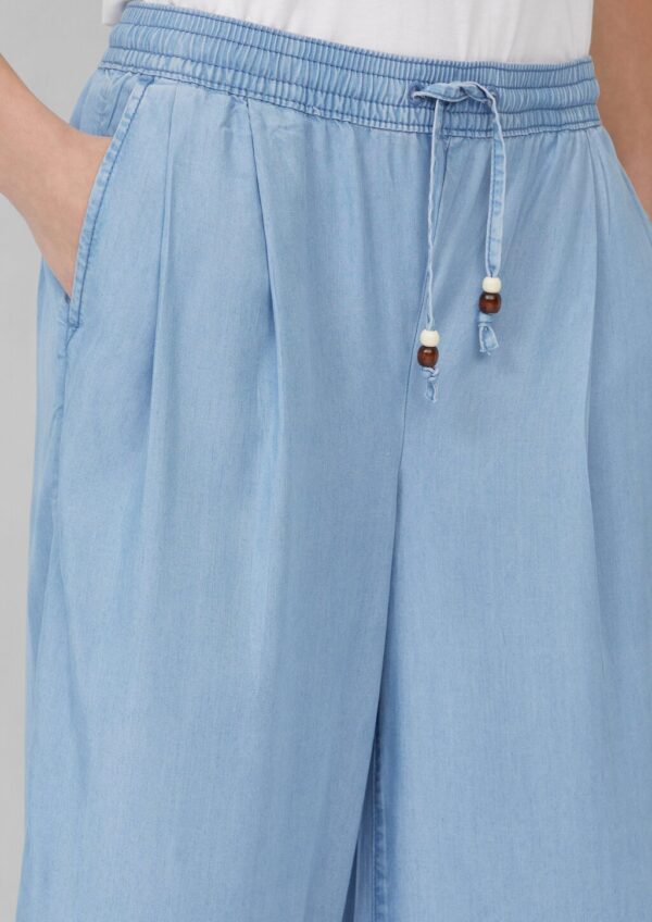 Lyocell-Culotte Suri / Relaxed Fit / High Rise / Wide Leg / Elastikbund