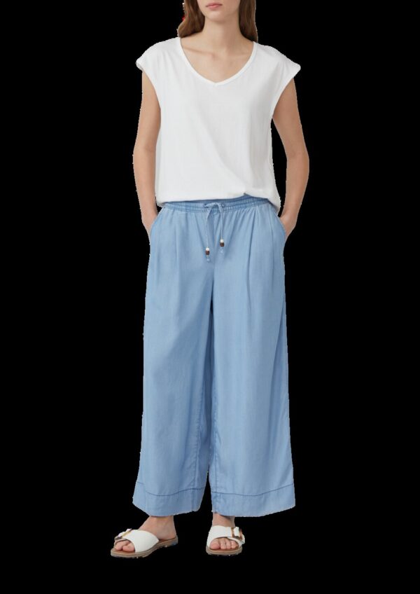 Lyocell-Culotte Suri / Relaxed Fit / High Rise / Wide Leg / Elastikbund
