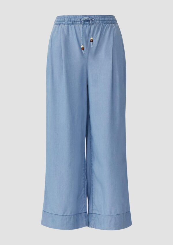 Lyocell-Culotte Suri / Relaxed Fit / High Rise / Wide Leg / Elastikbund