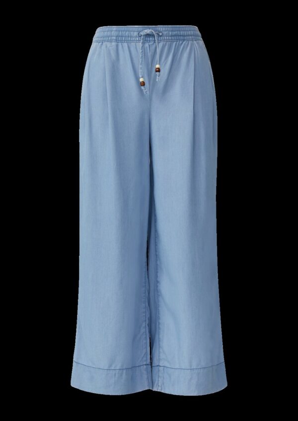 Lyocell-Culotte Suri / Relaxed Fit / High Rise / Wide Leg / Elastikbund