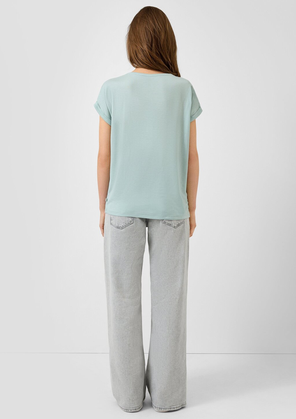 T-Shirt aus Lyocellmix