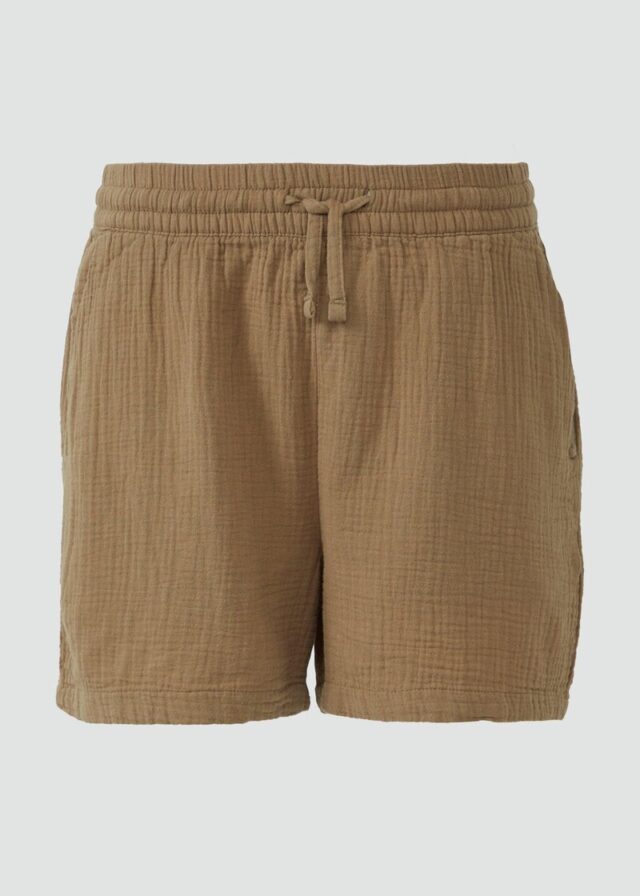 Shorts aus Musselin