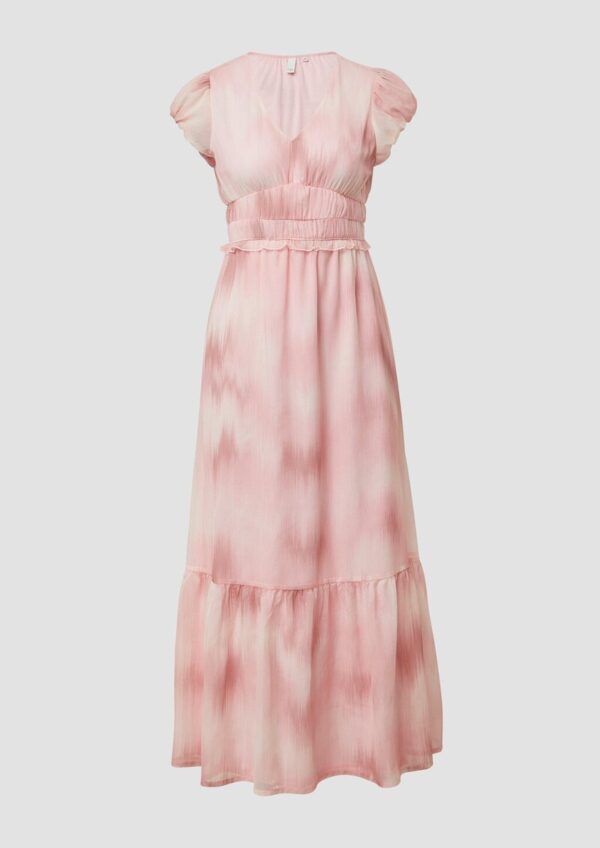 zartes Chiffonkleid mit All-over-Print