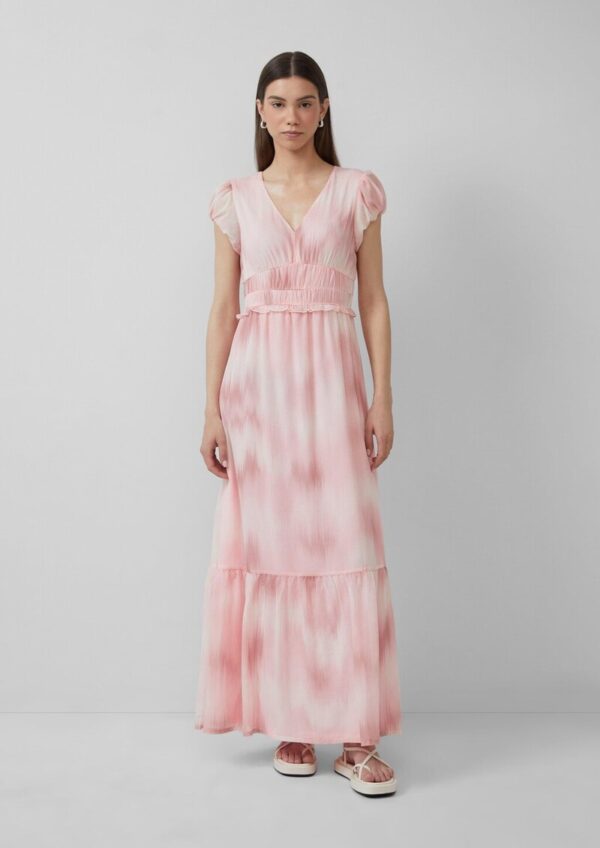 zartes Chiffonkleid mit All-over-Print