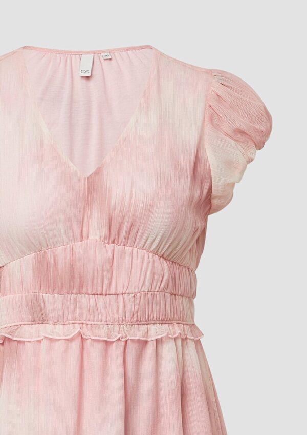 zartes Chiffonkleid mit All-over-Print