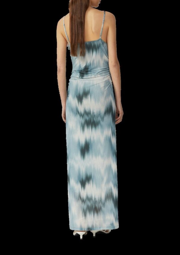 Schmal geschnittenes Meshkleid mit All-over-Print