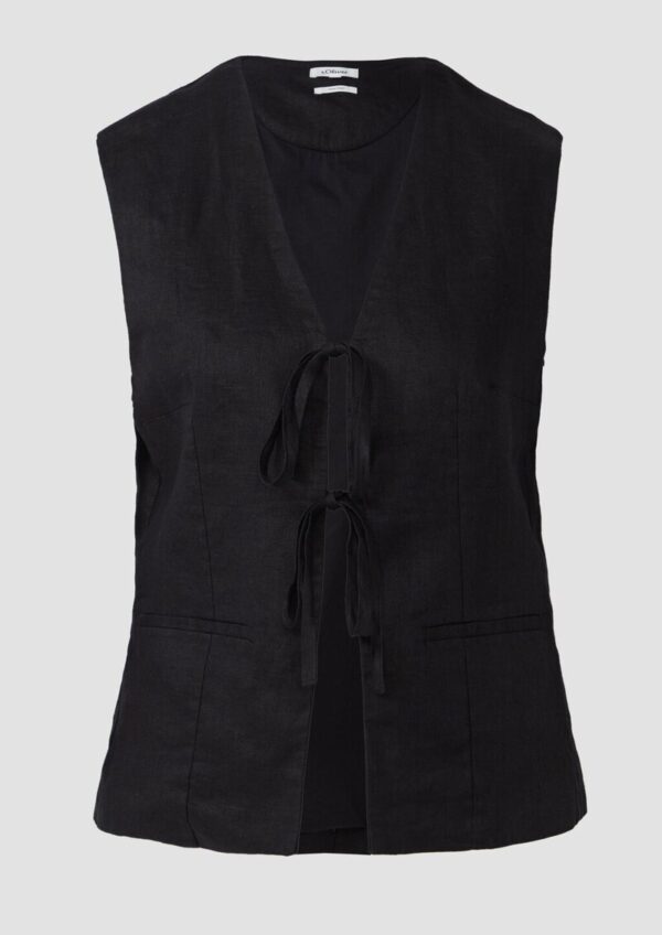Weste aus Leinen