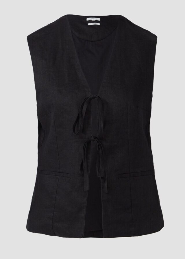 Weste aus Leinen