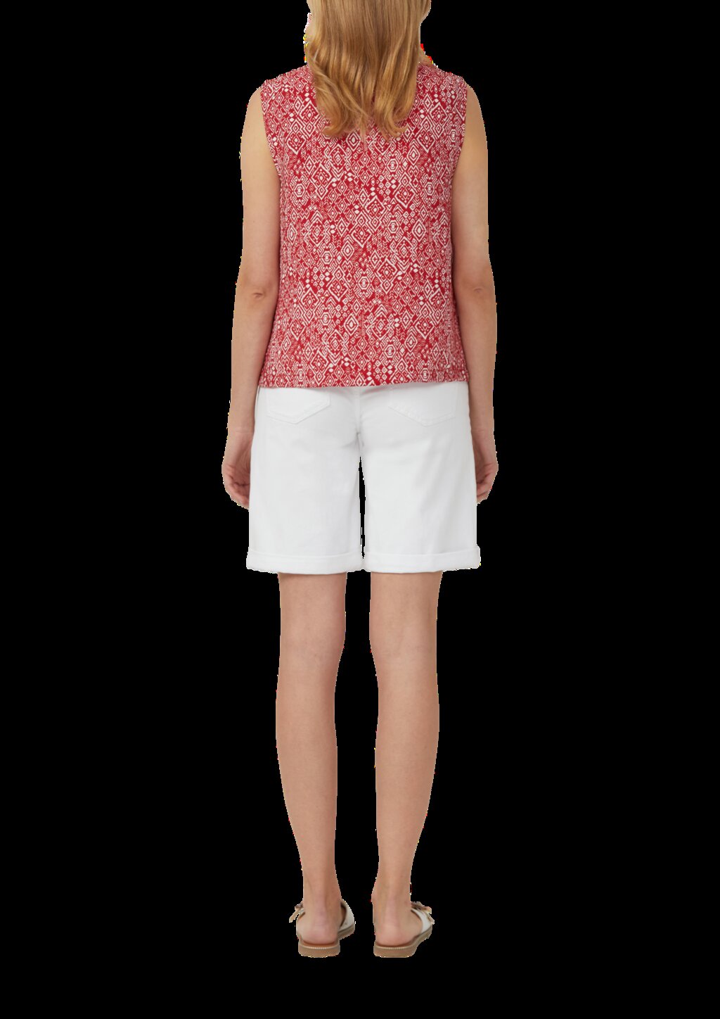 Blusentop aus Viskosemix mit Raffung