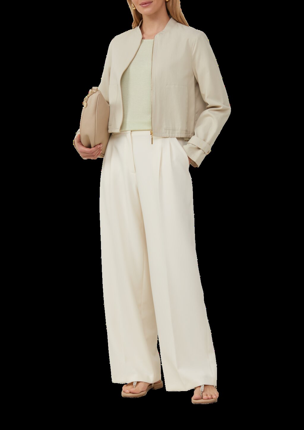 T-Shirt im Relaxed Fit mit Glitzergarn und U-Boot-Ausschnitt