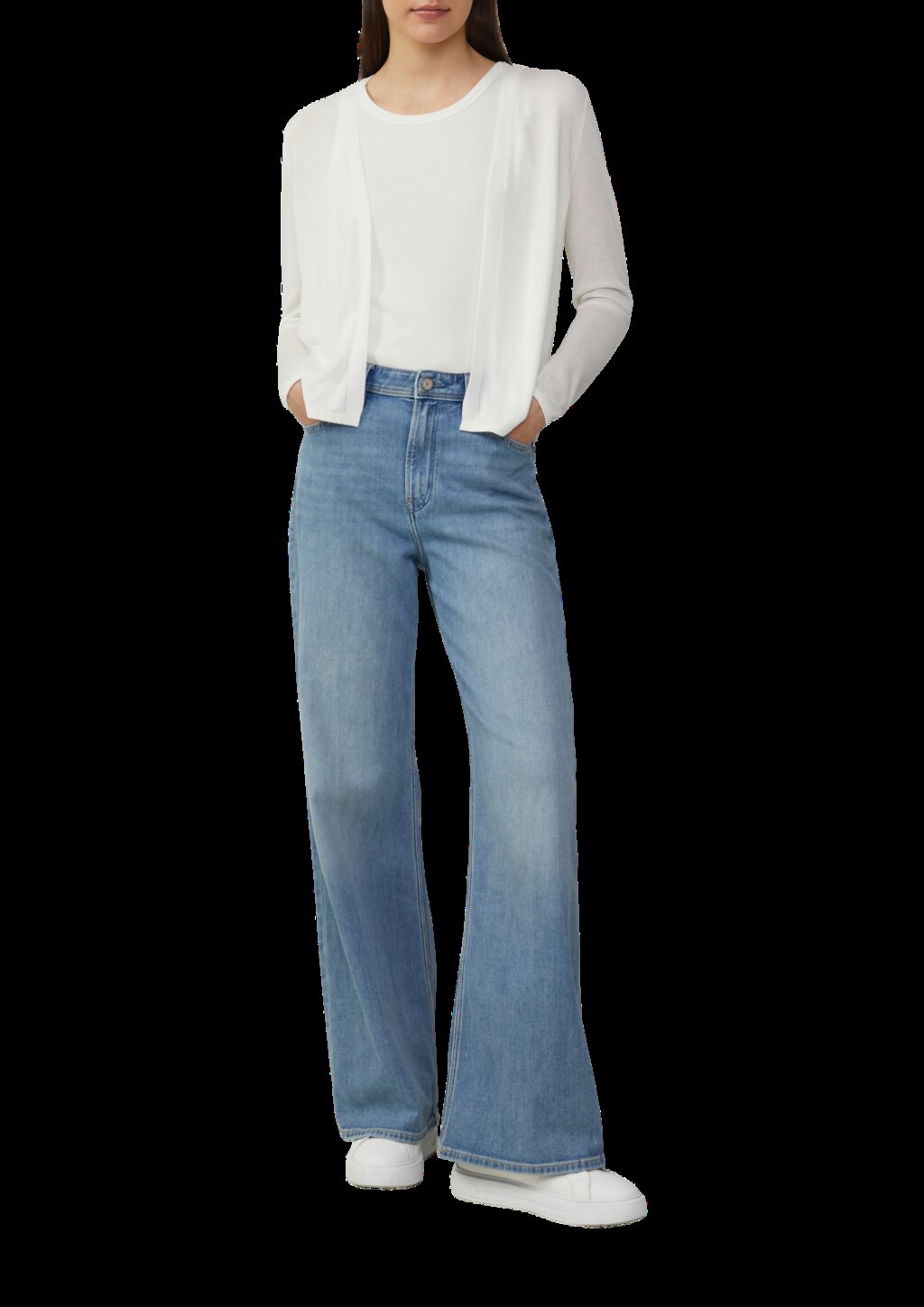 Leichte Strickjacke aus Viskose