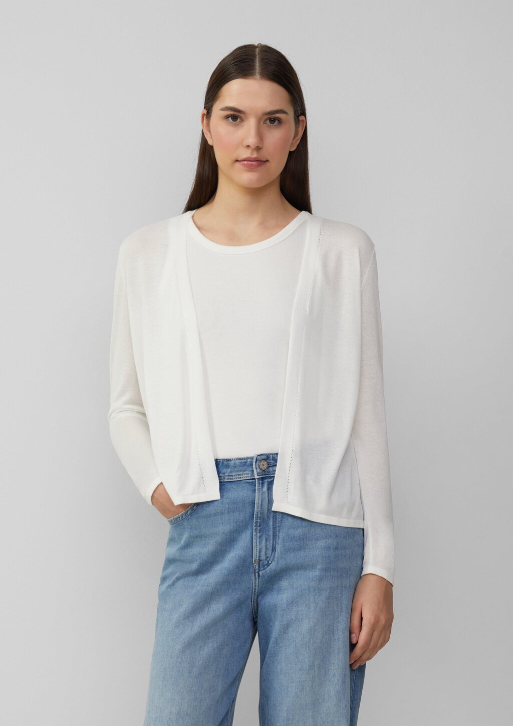 Leichte Strickjacke aus Viskose