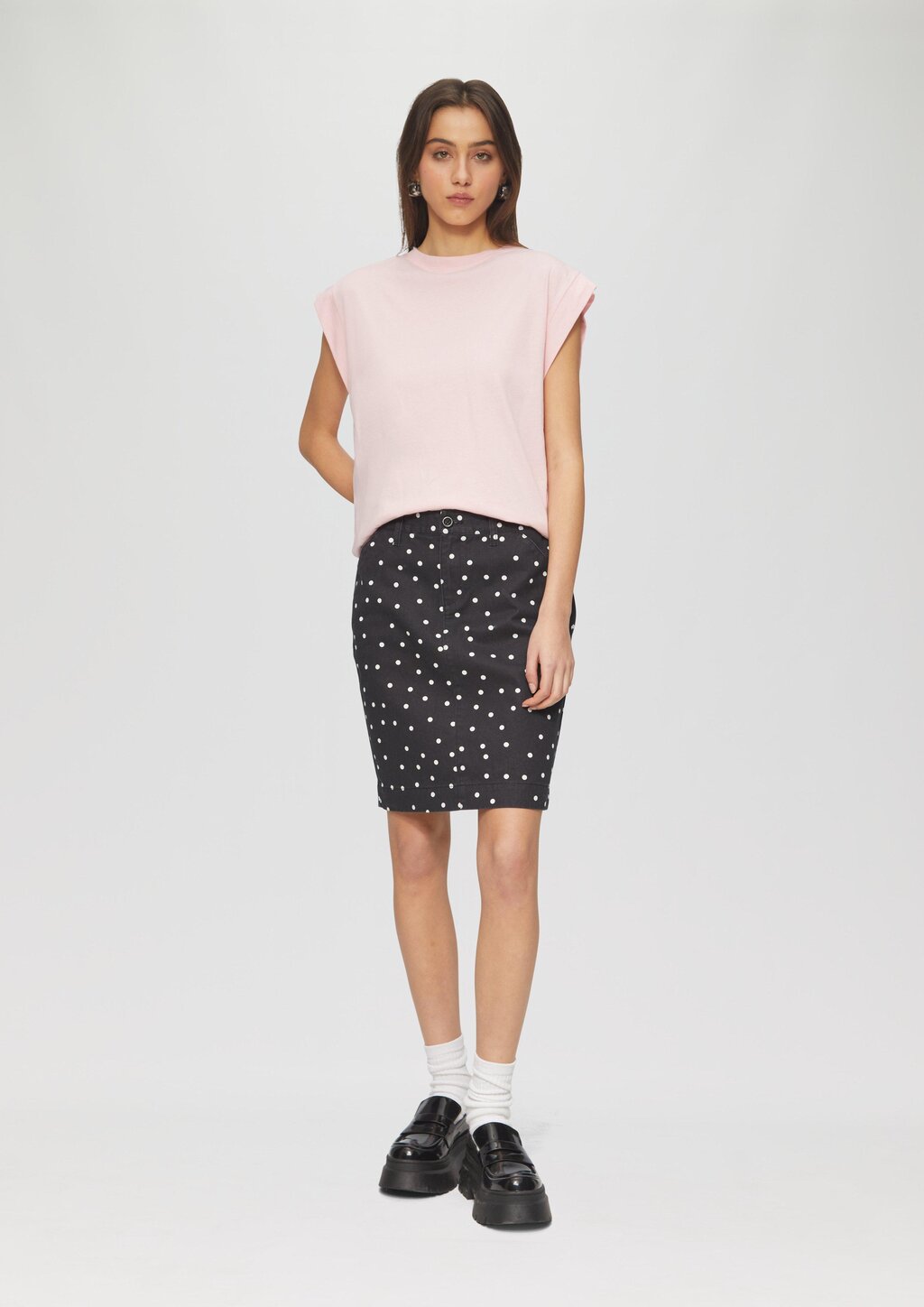 Pencilskirt mit All-over-Print