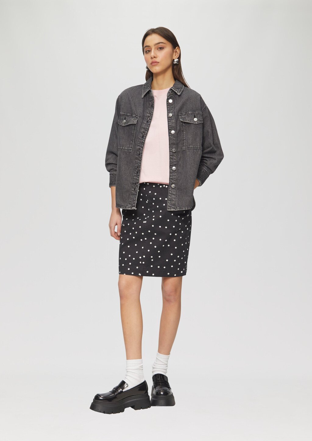 Pencilskirt mit All-over-Print