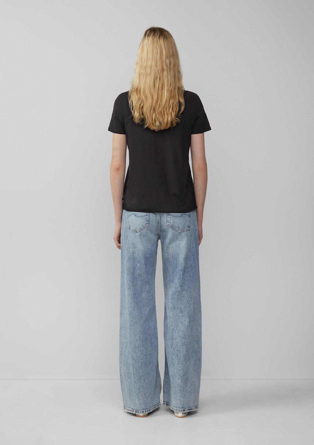 Baumwollshirt mit Frontprint