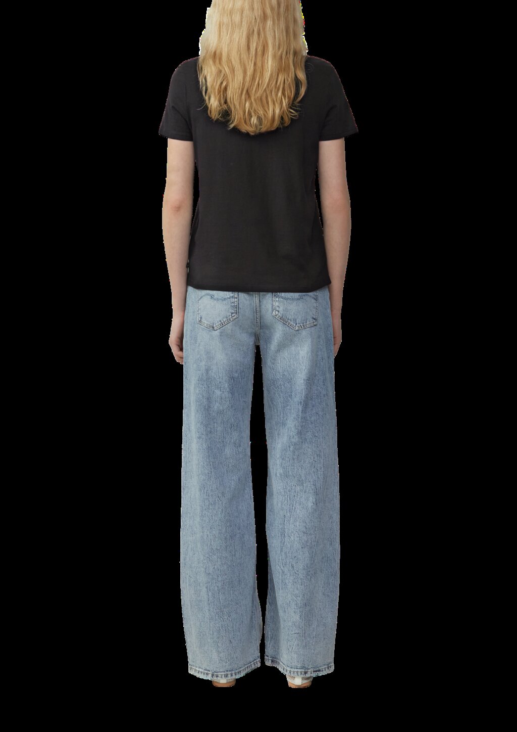 Baumwollshirt mit Frontprint