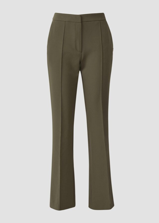 Flared Leg-Hose mit hohem Bund