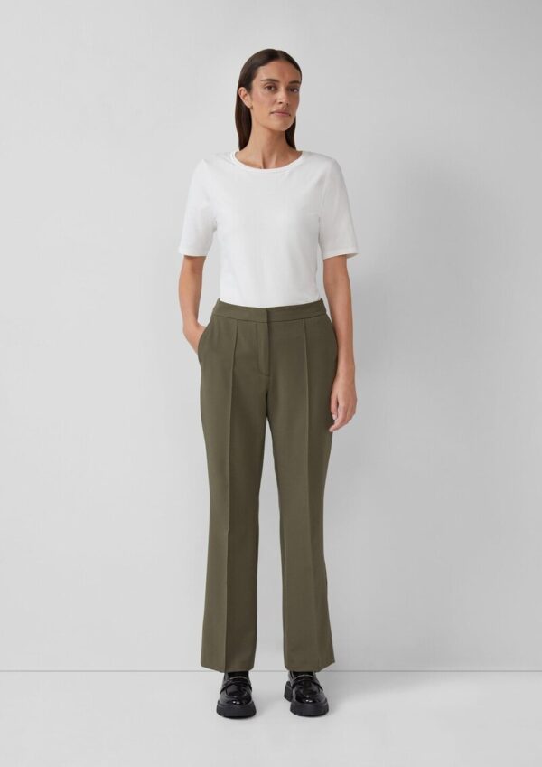 Flared Leg-Hose mit hohem Bund