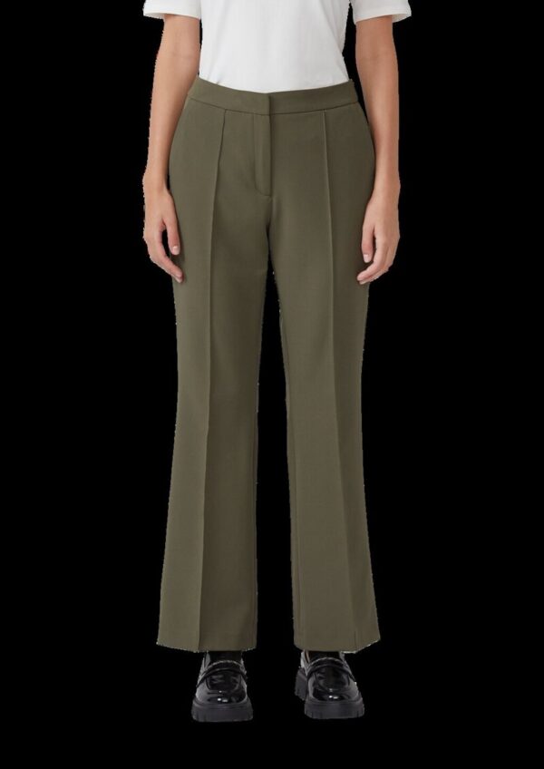 Flared Leg-Hose mit hohem Bund