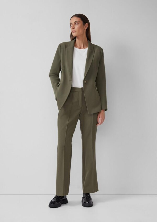 Flared Leg-Hose mit hohem Bund