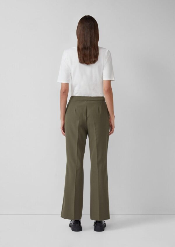 Flared Leg-Hose mit hohem Bund