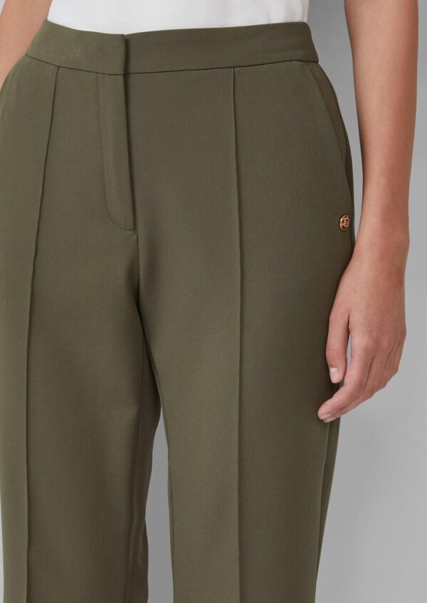 Flared Leg-Hose mit hohem Bund