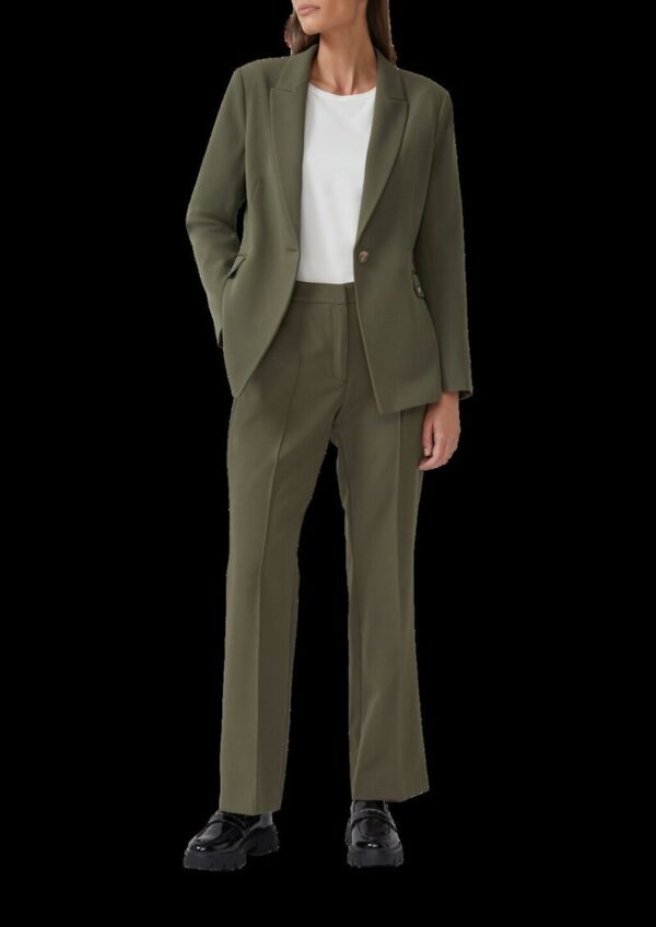 Flared Leg-Hose mit hohem Bund