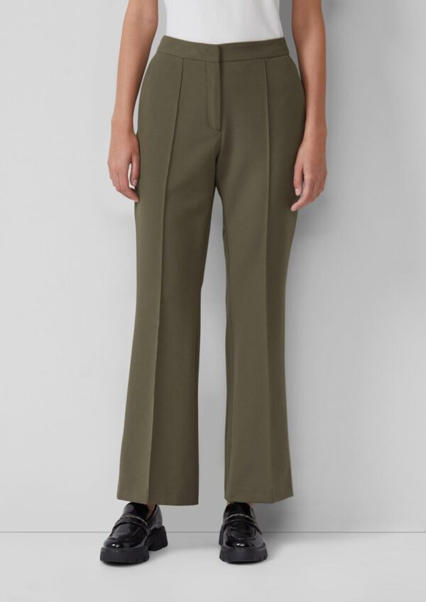 Flared Leg-Hose mit hohem Bund