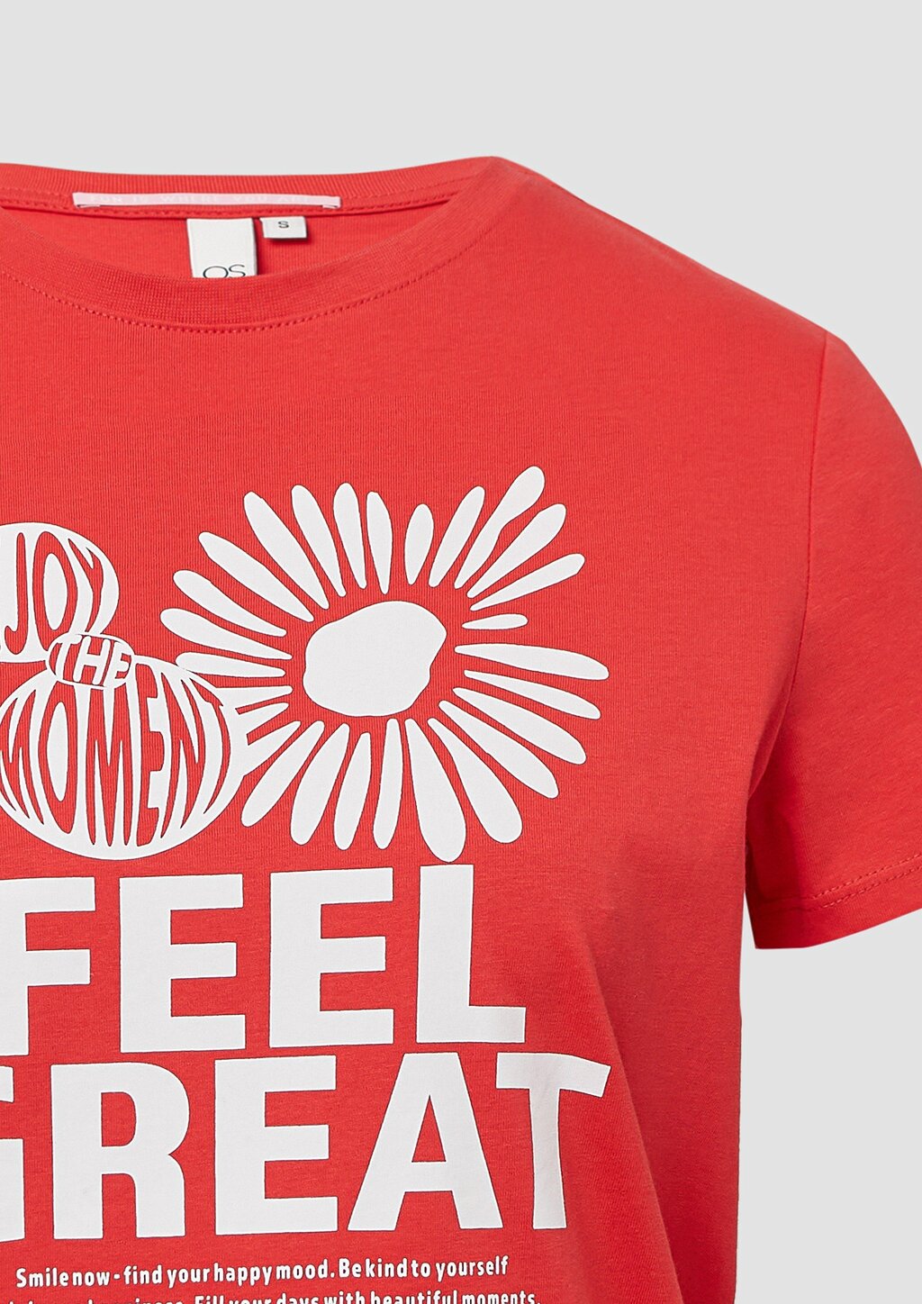 Baumwollshirt mit Frontprint