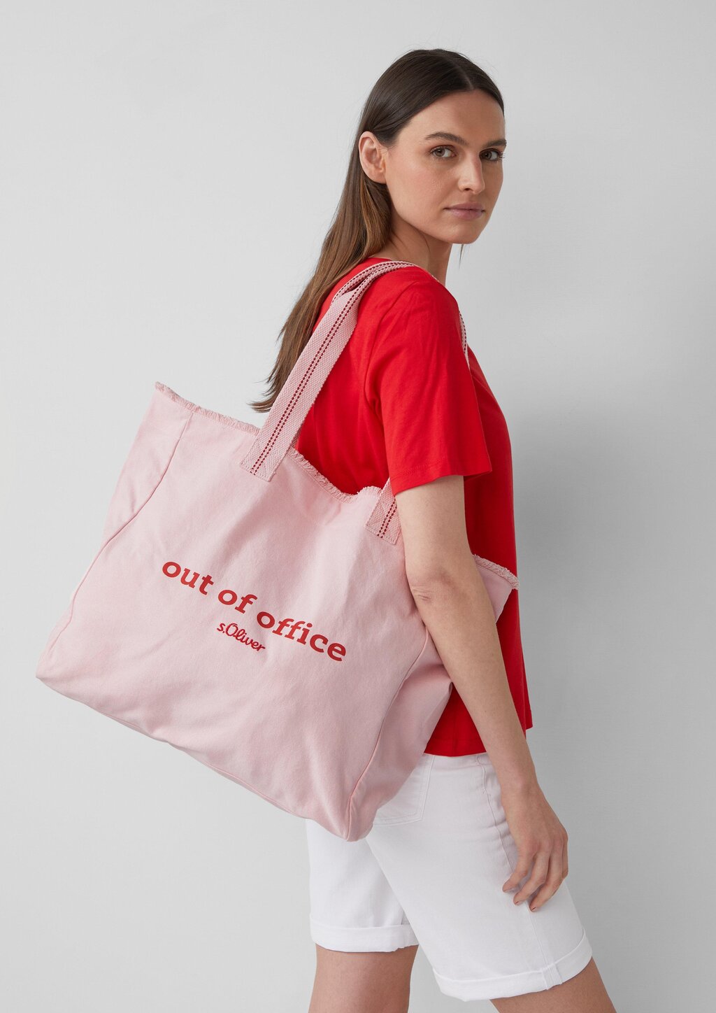 Shopper aus Canvas mit Artwork