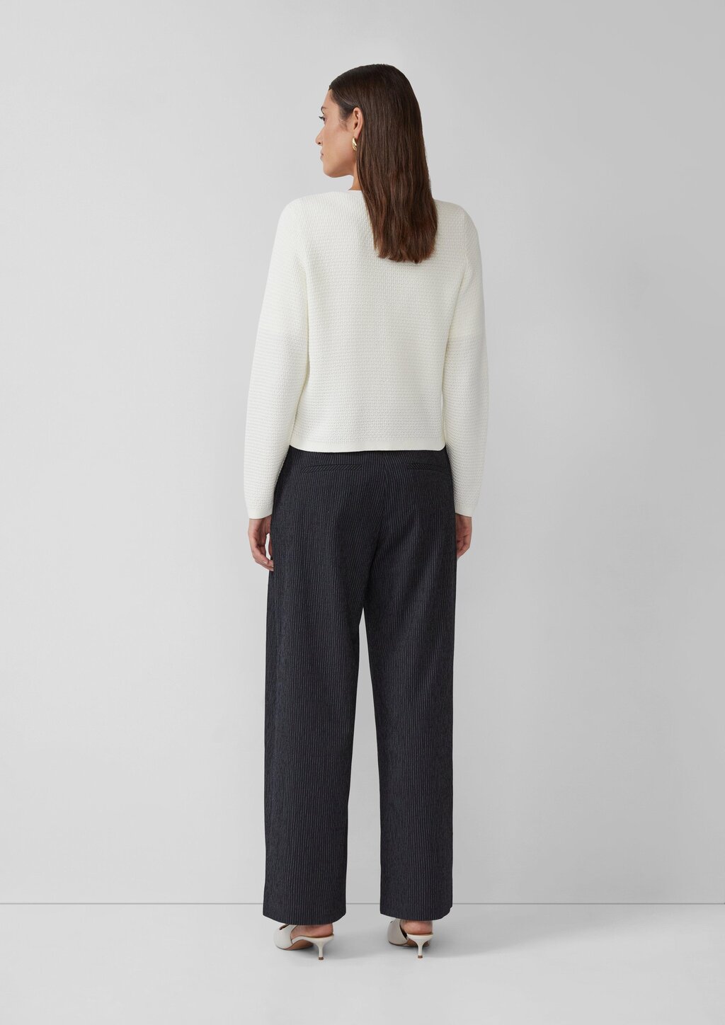 Cardigan aus Baumwollmix mit Ziertaschen