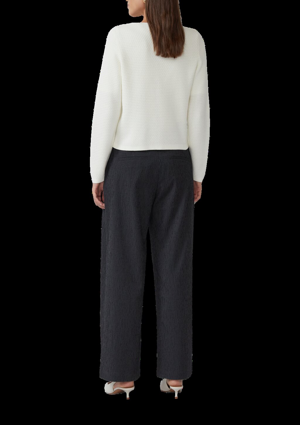 Cardigan aus Baumwollmix mit Ziertaschen