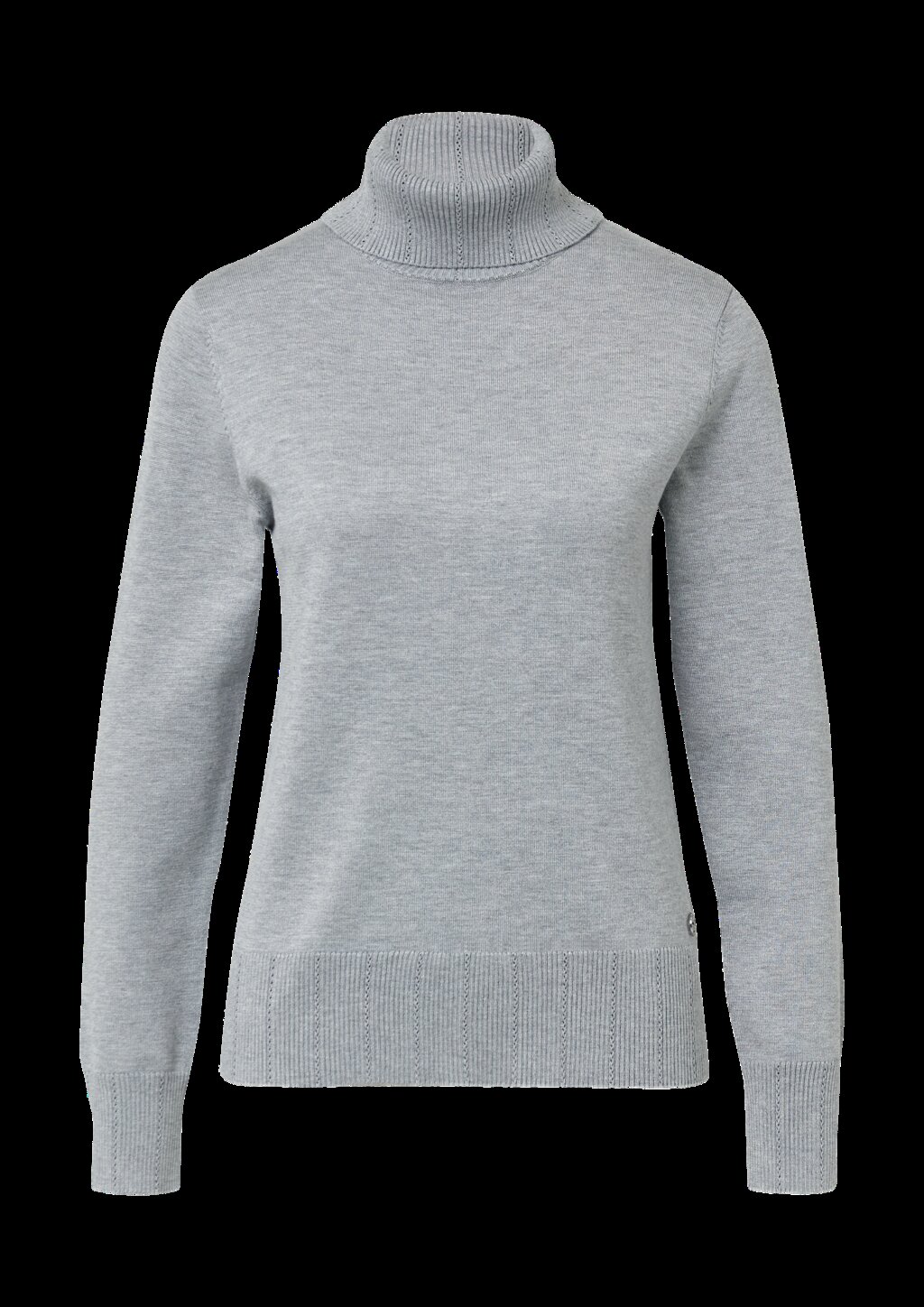 Slim-Fit-Pullover mit Ajour-Details