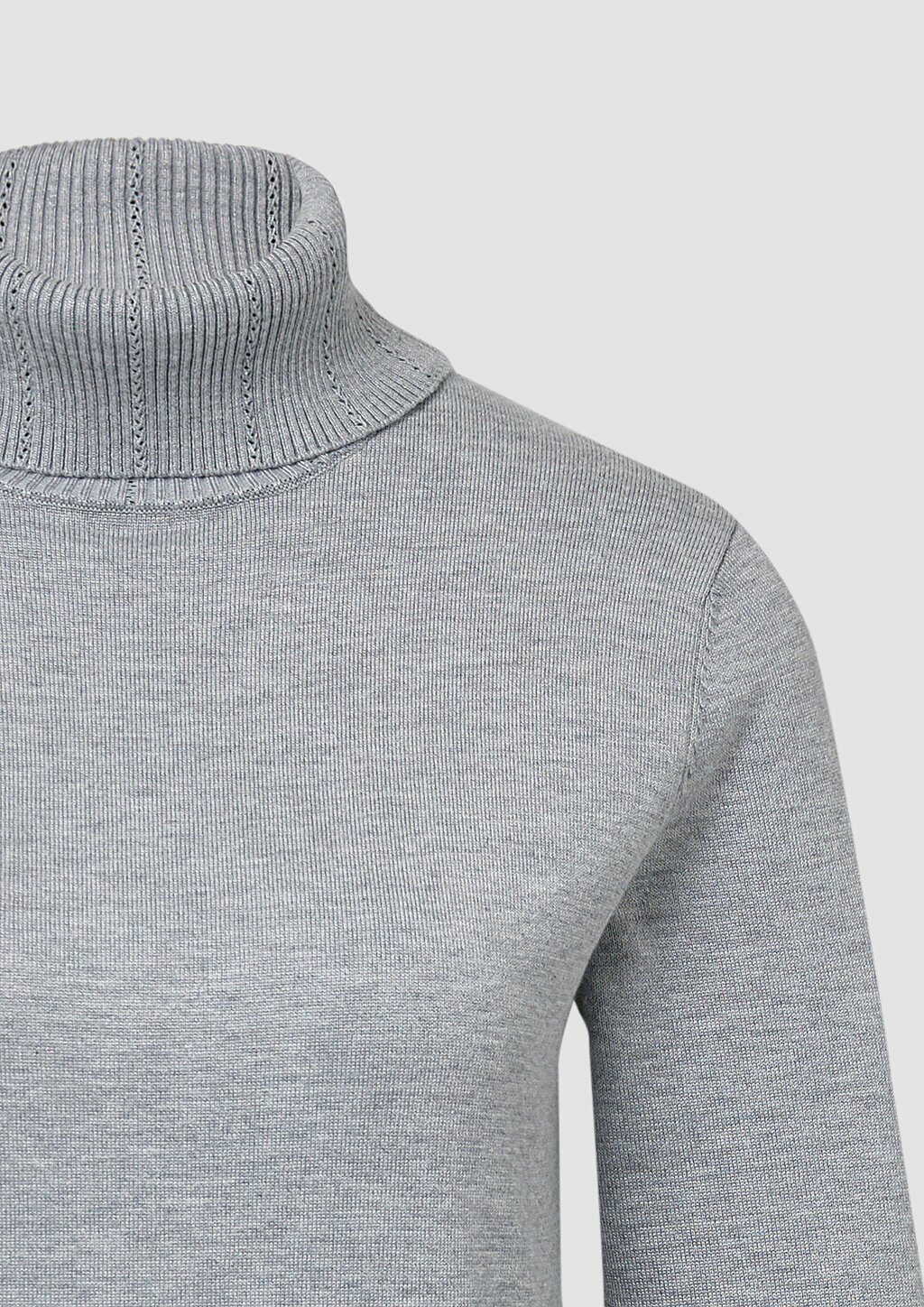 Slim-Fit-Pullover mit Ajour-Details
