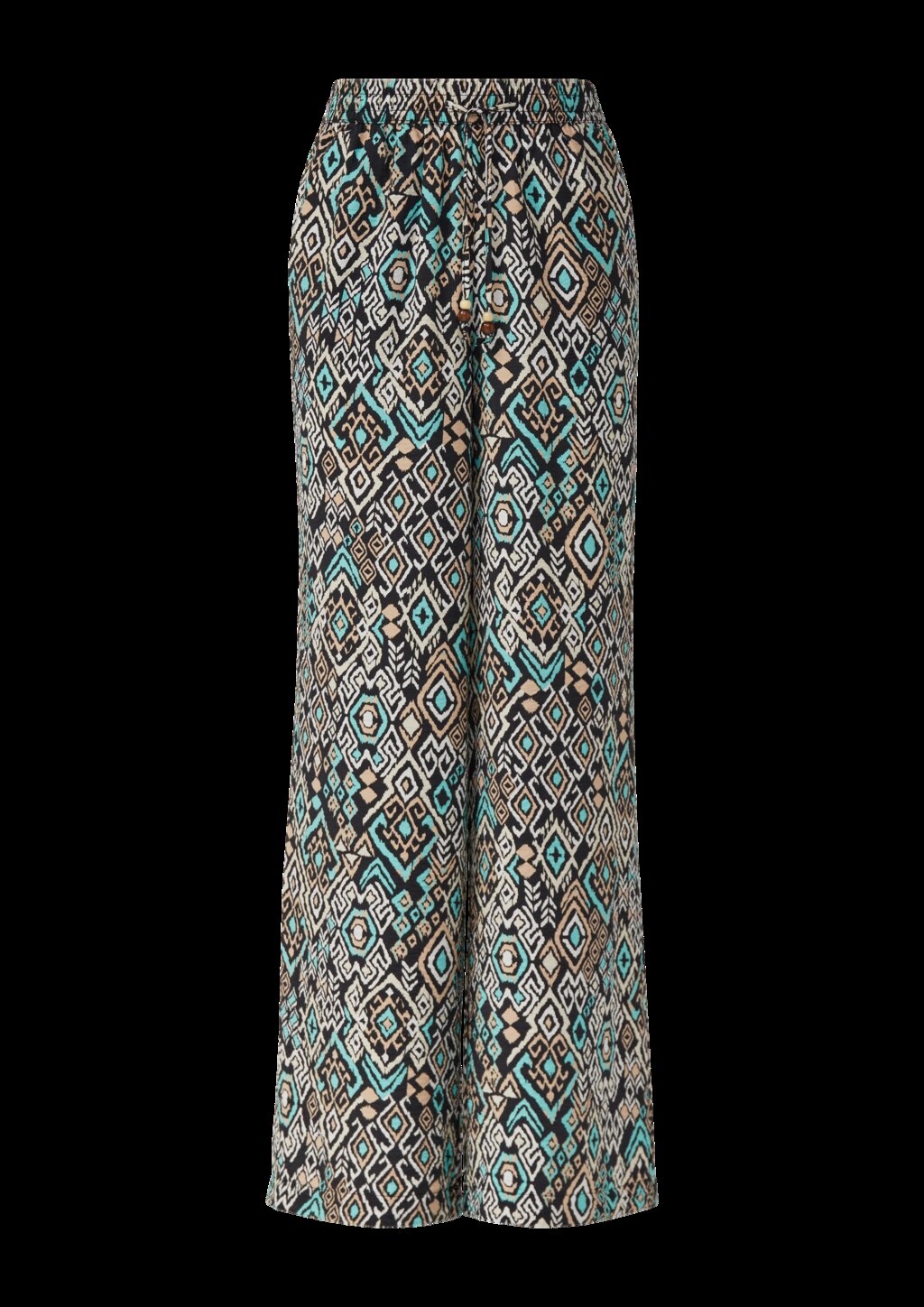 Wide-Leg-Hose im Relaxed Fit aus Viskosemix