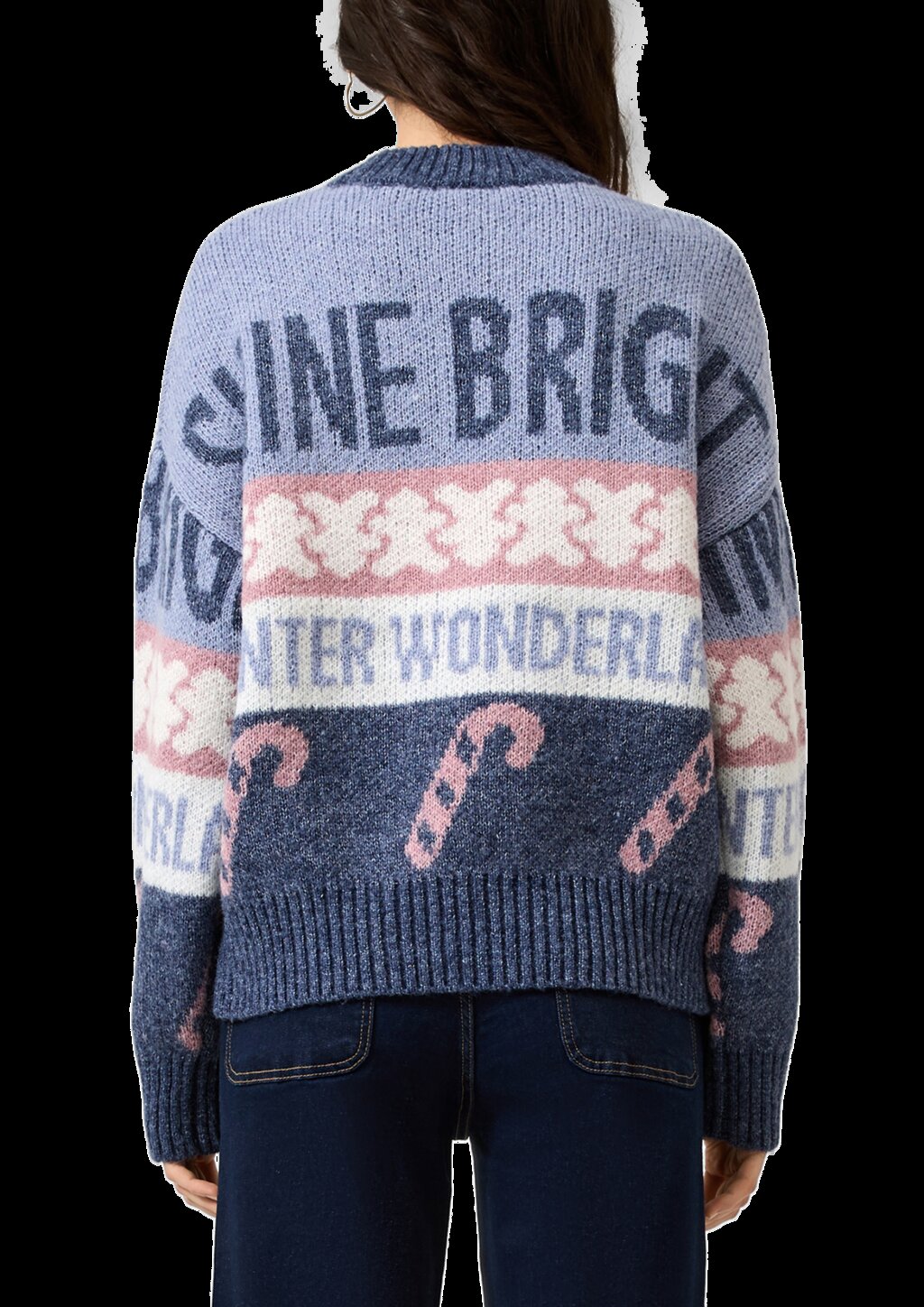 Weihnachtspullover mit Wolle