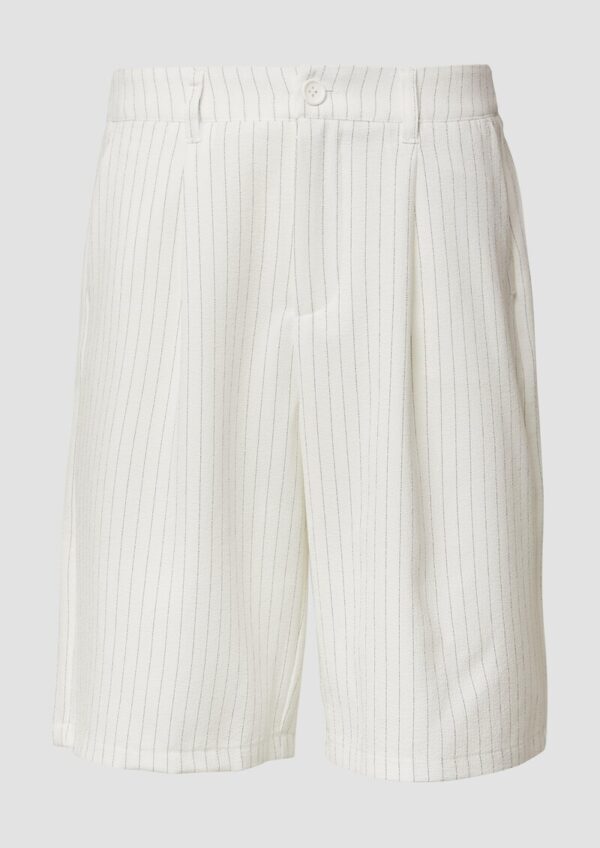 Nadelstreifen-Bermuda