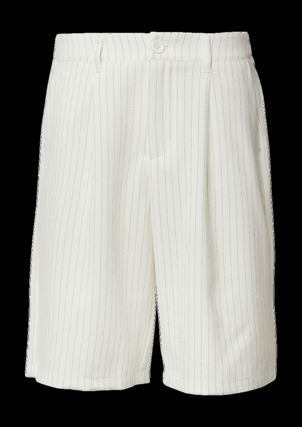 Nadelstreifen-Bermuda