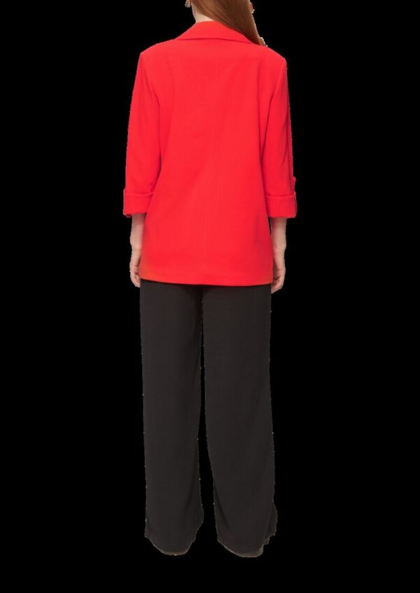 Interlock-Blazer mit Krempelarm