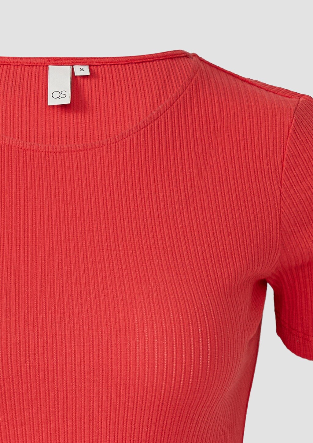 Schmal geschnittenes Shirt mit Ajourmuster