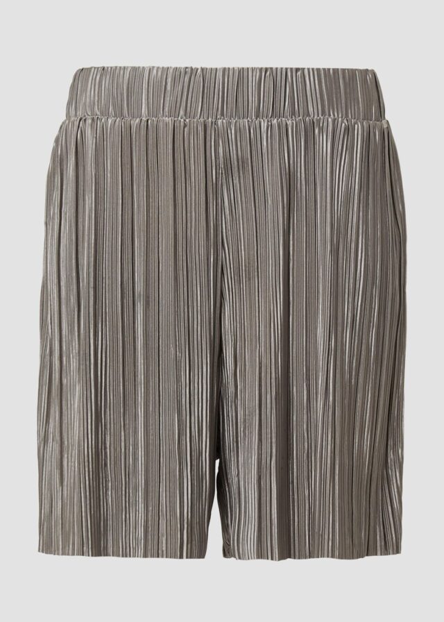 Shorts mit Plisseefalten