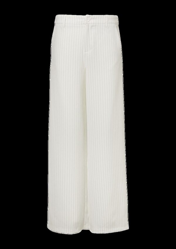 Nadelstreifen-Hose mit weitem Bein