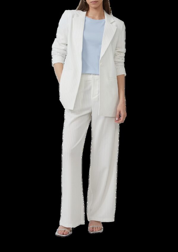 Nadelstreifen-Hose mit weitem Bein