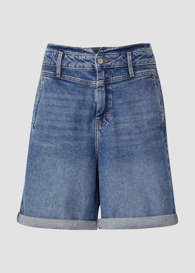 Bermuda-Jeans / Relaxed Fit / High Rise / Barrel Leg