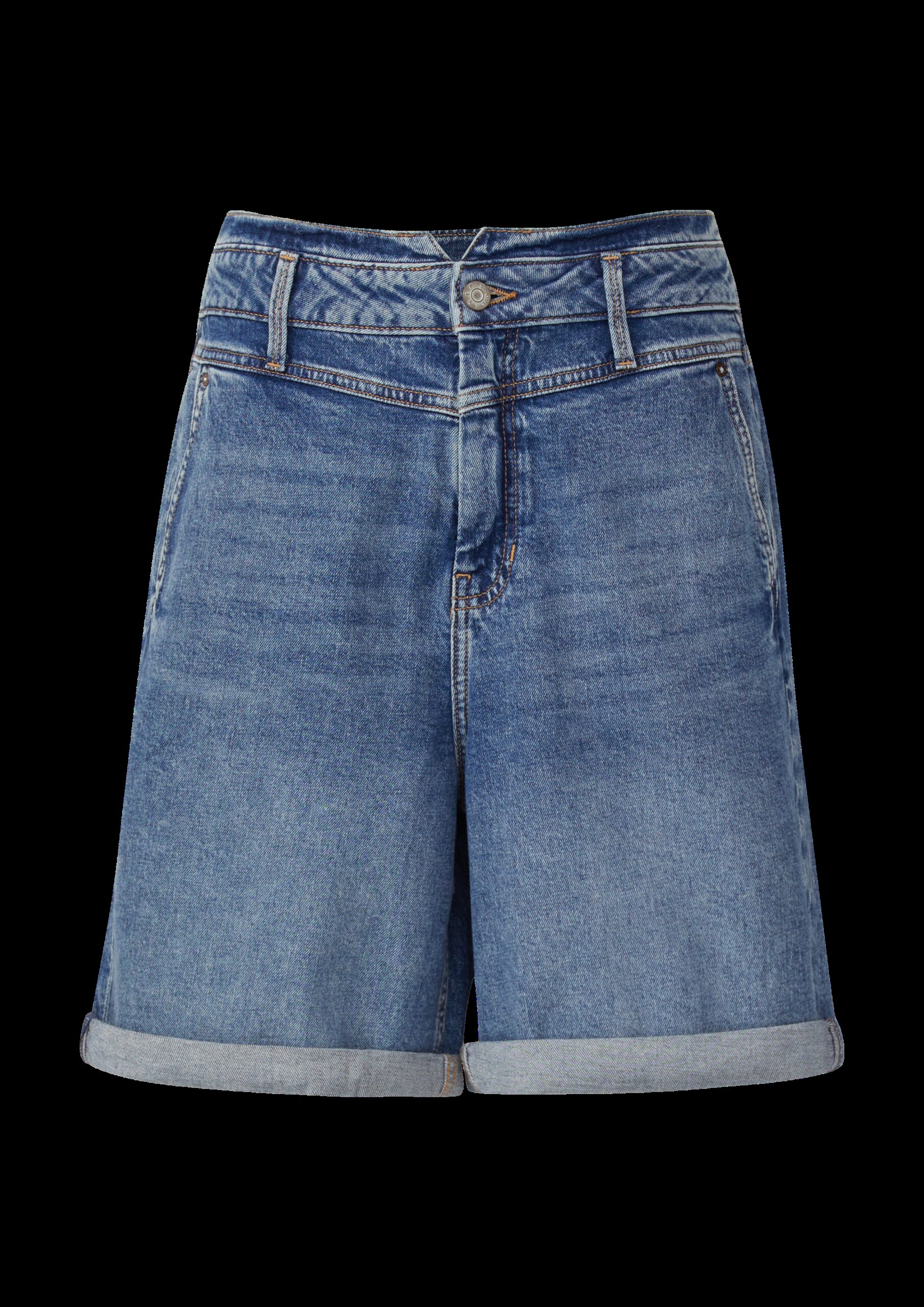 Bermuda-Jeans / Relaxed Fit / High Rise / Barrel Leg