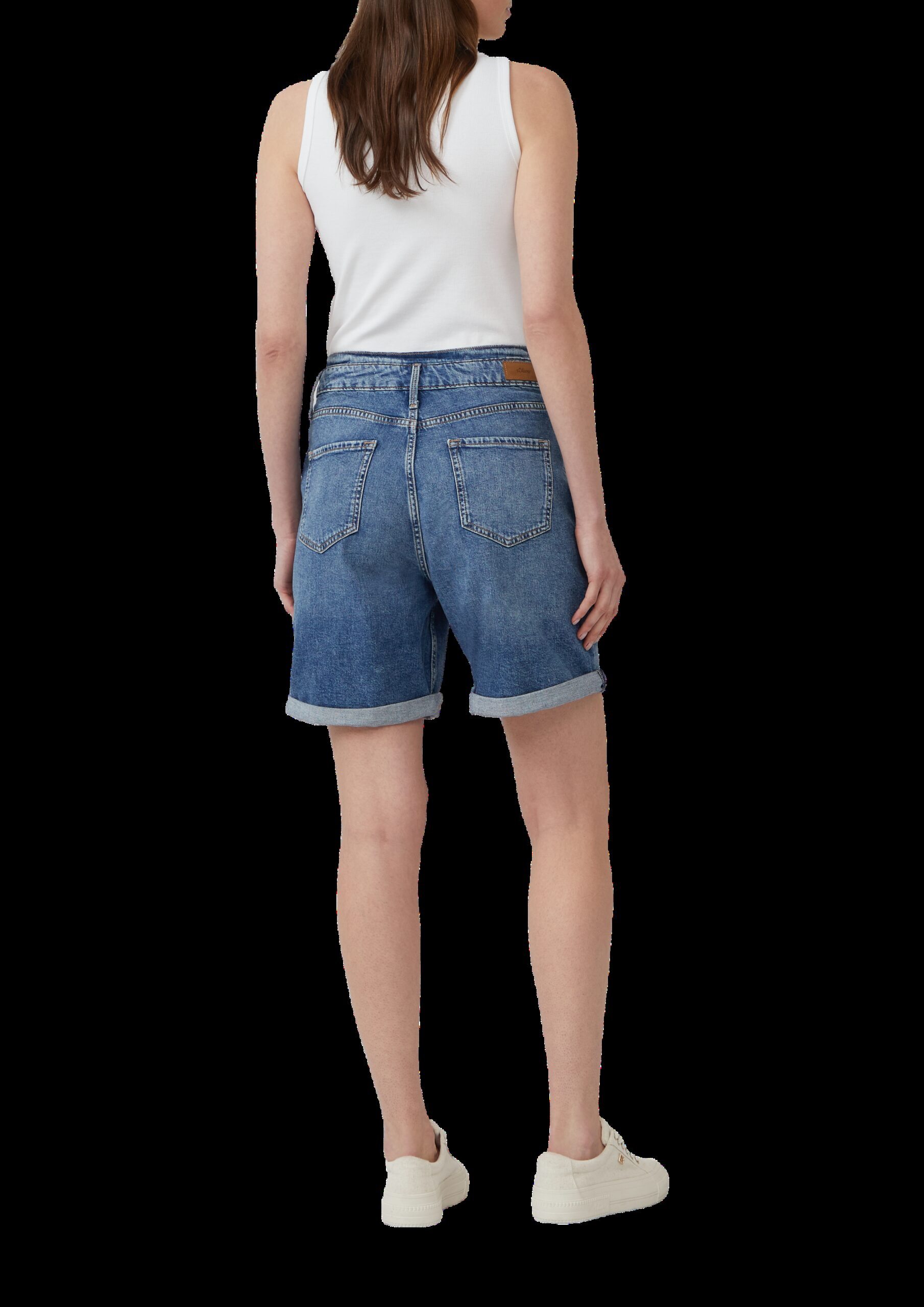 Bermuda-Jeans / Relaxed Fit / High Rise / Barrel Leg