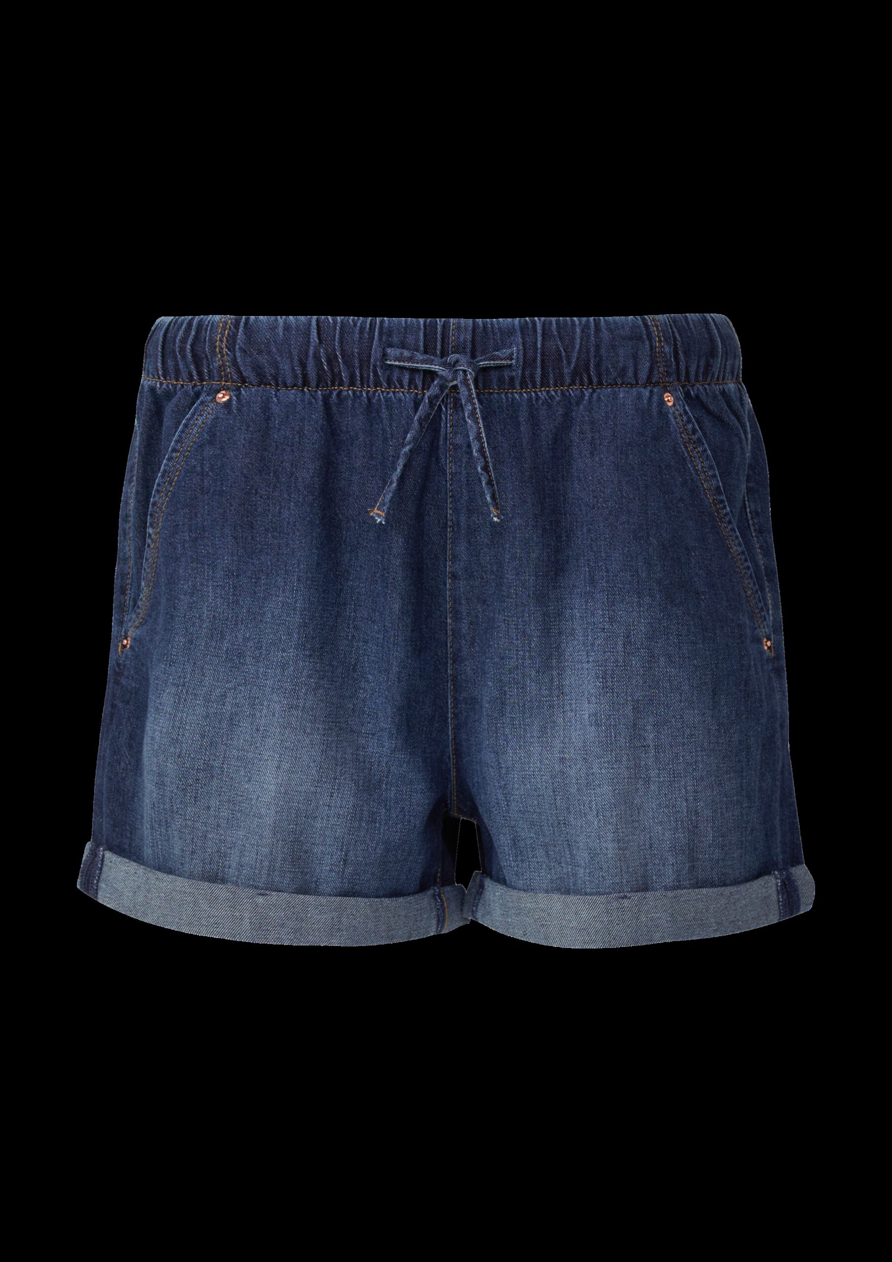 Jeans-Shorts / Comfort Fit / Mid Rise / Elastikbund