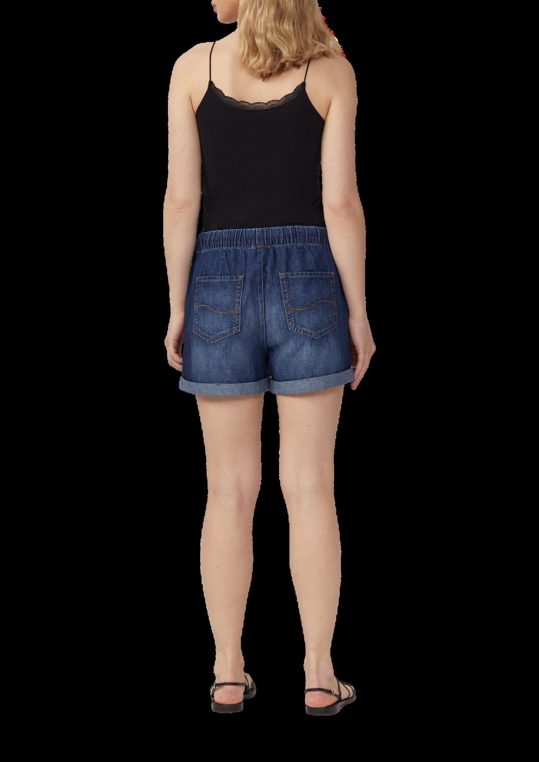 Jeans-Shorts / Comfort Fit / Mid Rise / Elastikbund