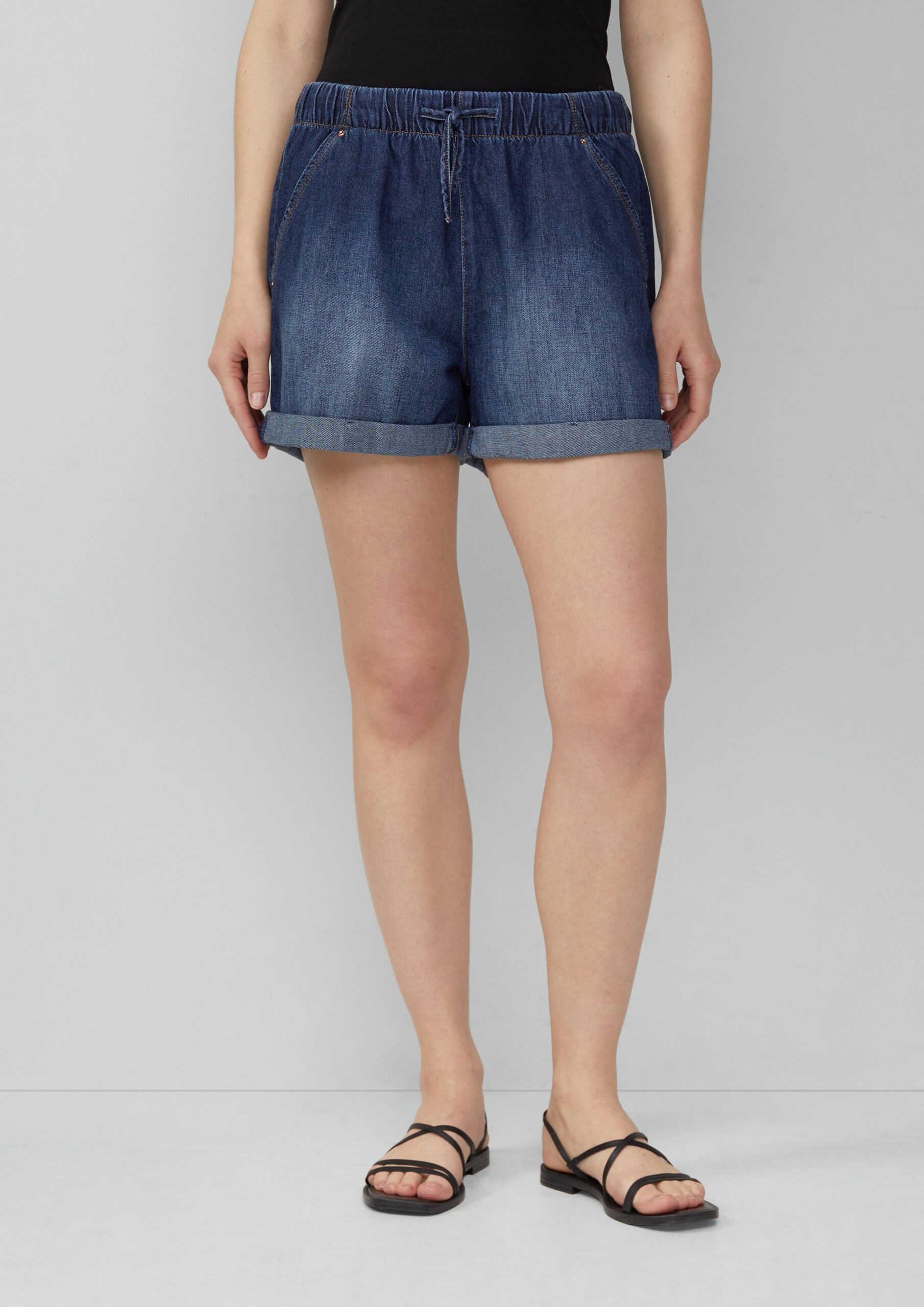 Jeans-Shorts / Comfort Fit / Mid Rise / Elastikbund