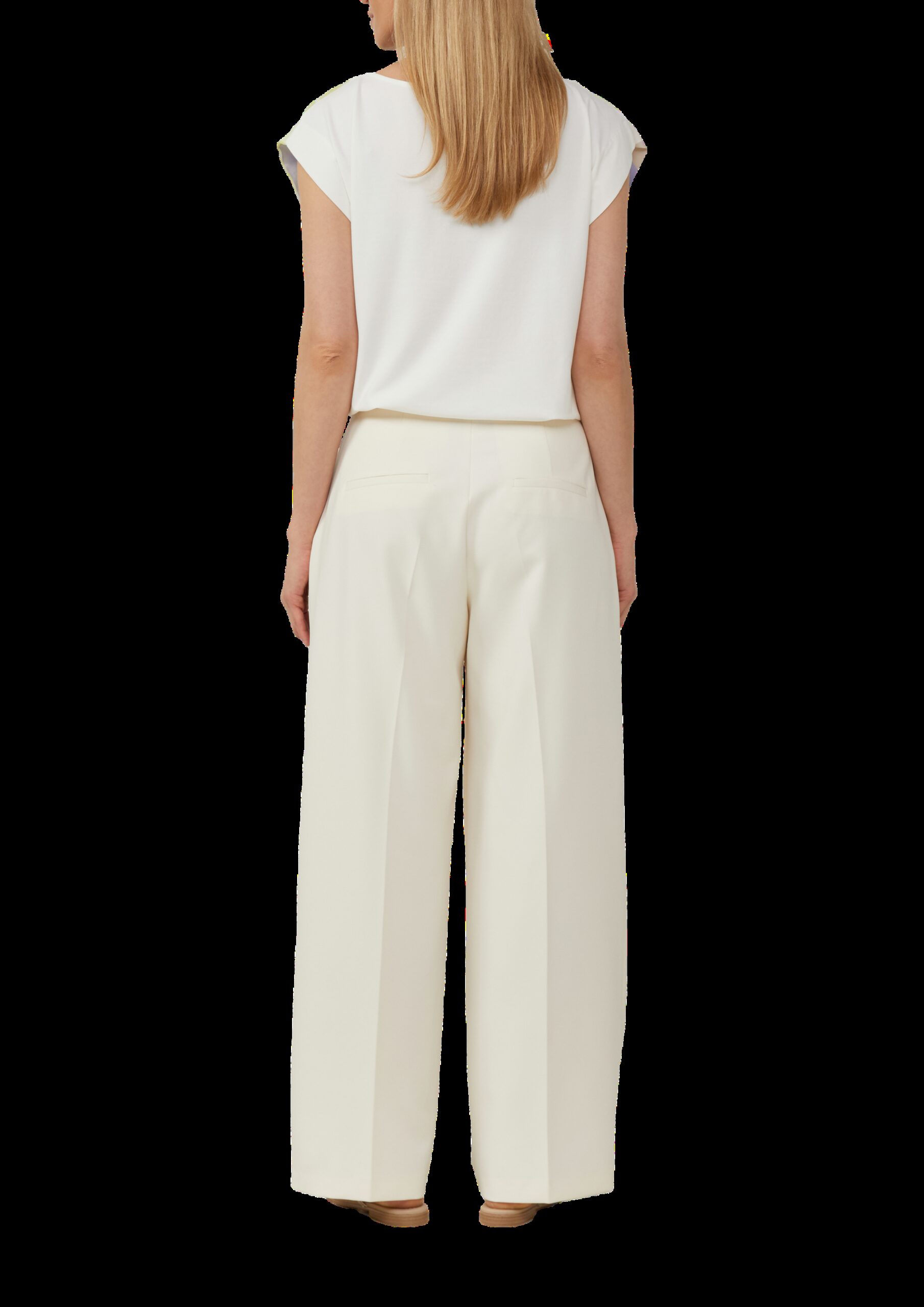 Ärmelloses Blusenshirt mit Frontprint